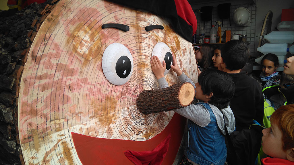 Visita de l’escola Puig Rodó d’Ullà al TIÓ d’Aulaenginy