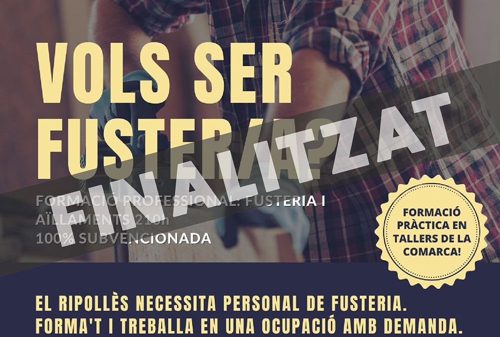Formació professional: Fusteria i aïllaments 210h