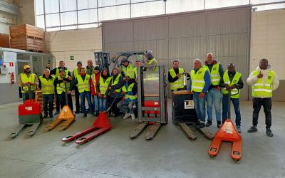 Finalitzat el Curs d’operador de carretons elevadors norma UNE 58451 del mes de febrer 2023