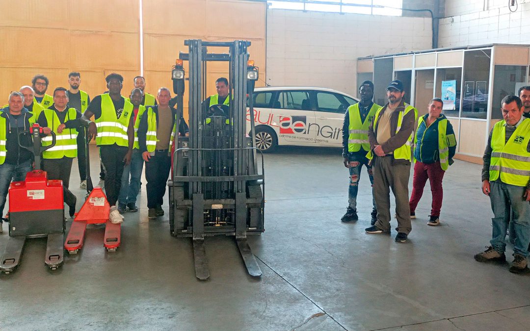 Finalitzat el Curs d’operador de carretons elevadors del mes d’abril 2024