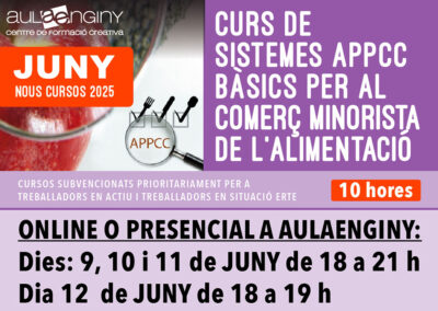 Curs de sistemes APPCC bàsics per al comerç minorista de l’alimentació-Uier