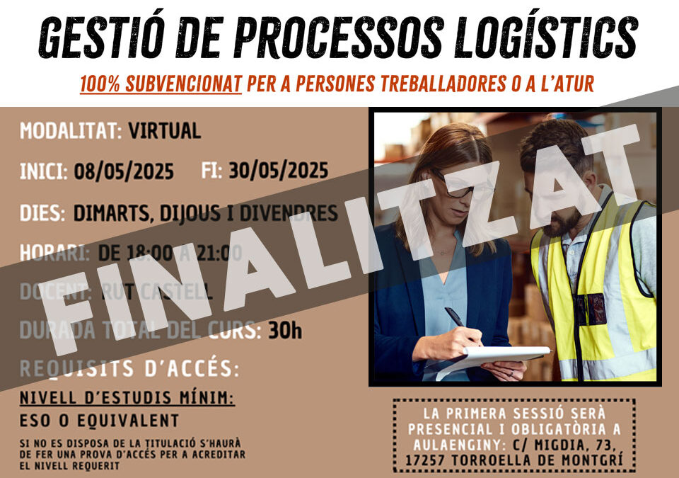 Gestió de processos logístics