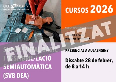 Curs de Suport vital bàsic i desfibril·lació semiautomàtica (SVB DEA)