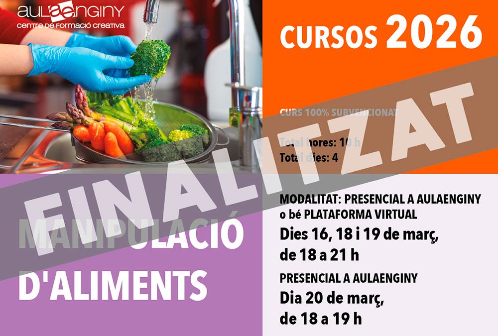 Curs de Manipulació d’aliments