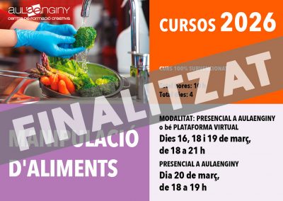 Curs de Manipulació d’aliments
