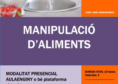 Curs de Manipulació d’Aliments – Uier