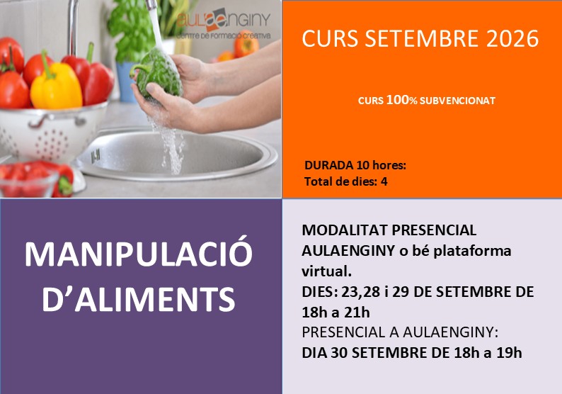 Curs de Manipulació d’Aliments – Uier