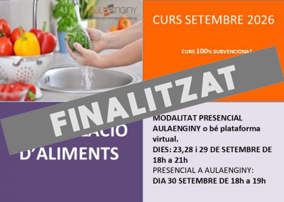 Curs de Manipulació d’Aliments – Uier